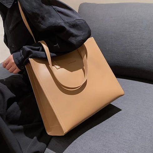 Casual Large Tote Triple Compartment Hand Bag